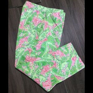 Lilly Pulitzer Size 2 Musical Monkeys Ankle Pants